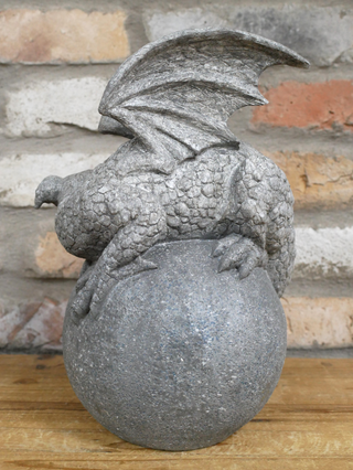 Stone Dragon Garden Ornament
