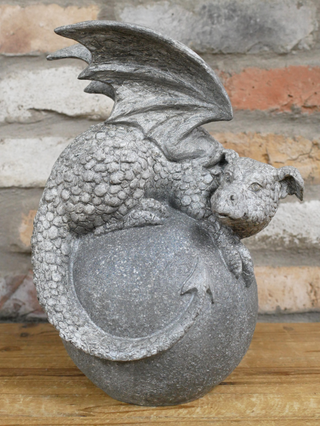 Stone Dragon Garden Ornament