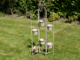 Tall 6 Pot Planter Stand