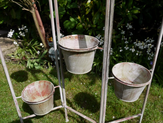 Tall 6 Pot Planter Stand