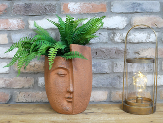 Terracotta Face Planter