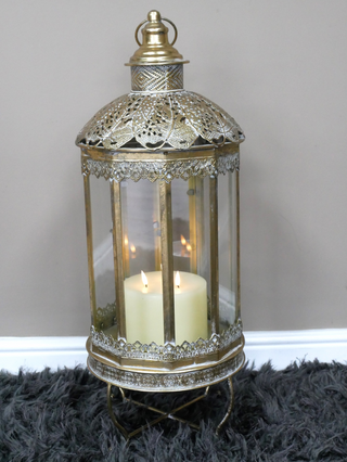 Antique Gold Lantern