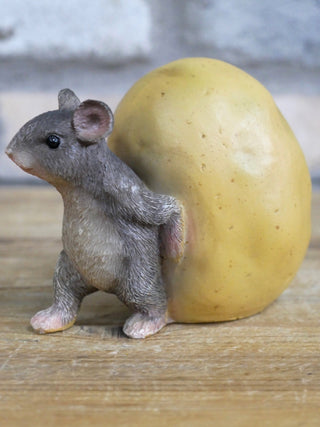 Quirky Resin Mouse Garden Ornament