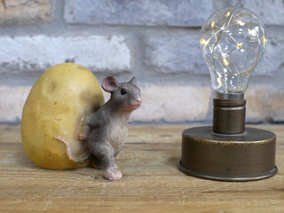 Quirky Resin Mouse Garden Ornament