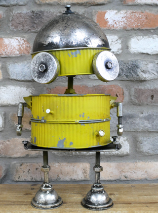Sonny the Yellow Metal Robot