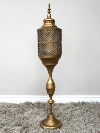 Gold Moroccan Floor Lantern
