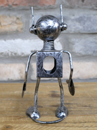 Rusty the Retro Silver Robot