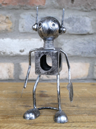 Rusty the Retro Silver Robot
