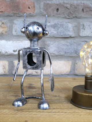 Rusty the Retro Silver Robot