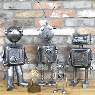 The Robot Family Garden Ornament Collection