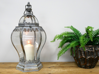 Antique Silver Lantern