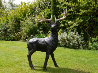 Large Resin Stag Garden Ornament