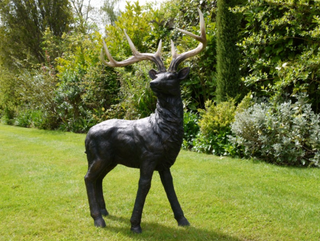 Large Resin Stag Garden Ornament