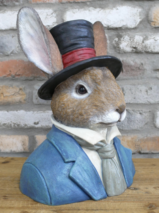 Alice in Wonderland Rabbit Bust Ornament Statue