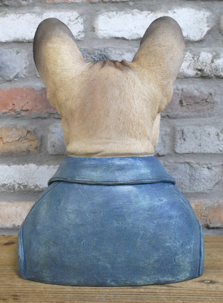 Large French Bulldog Bust Ornament