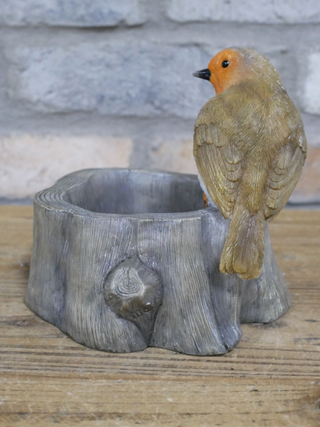 Oakley the Red Robin Bird Feeder
