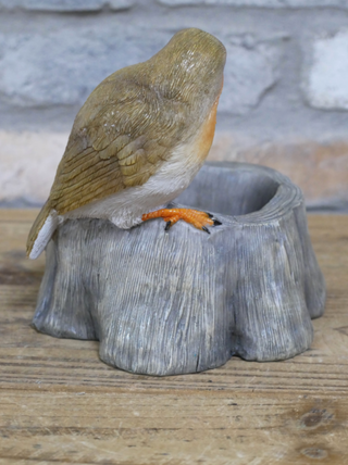 Oakley the Red Robin Bird Feeder