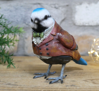 Blue Tit Bird Garden Ornament