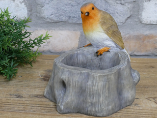 Oakley the Red Robin Bird Feeder