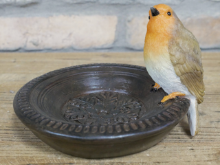 Bertie the Red Robin Bird Feeder