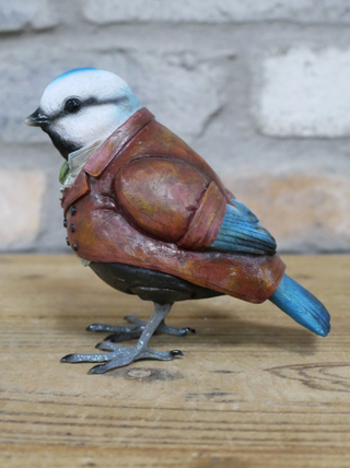Blue Tit Bird Garden Ornament