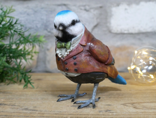 Blue Tit Bird Garden Ornament