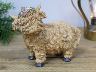 Highland Cow Garden Ornament