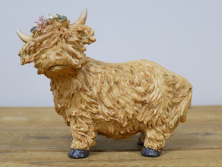 Highland Cow Garden Ornament