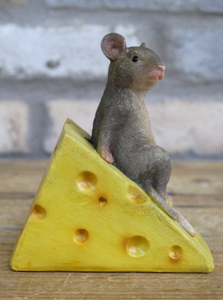 Quirky Resin Mouse Garden Ornament