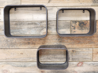 Set of 3 Urban Metal Shelves