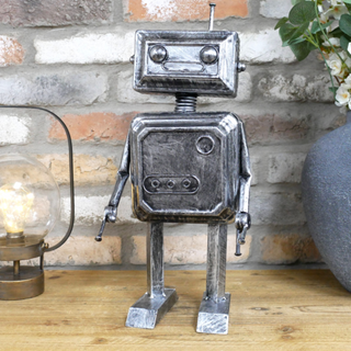 Bolt the Silver Metal Robot