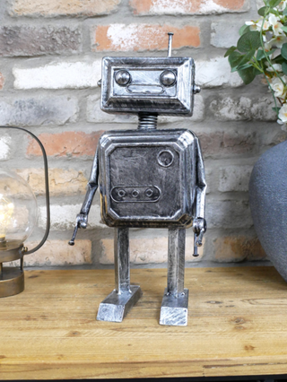 Bolt the Silver Metal Robot