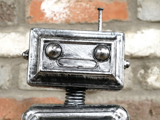 Bolt the Silver Metal Robot