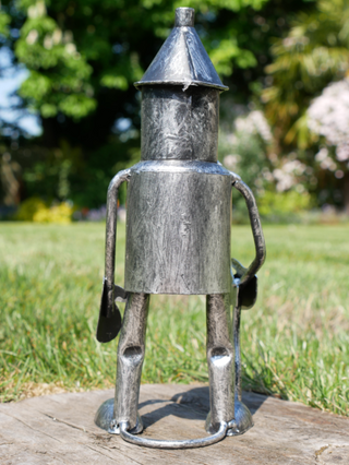 Pair of 2 Wizard of Oz Tin Man Garden Ornaments