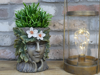 Rustic Tree Stump Planter