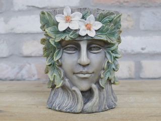 Rustic Tree Stump Planter