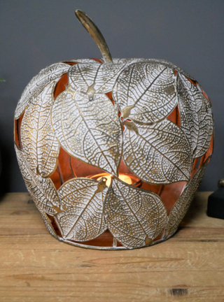 Rustic Apple Candle Holder