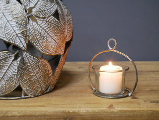 Rustic Apple Candle Holder