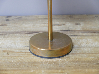 Gold Crescent Candle Holder