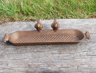 Rustic Cast Iron Bird Feeder