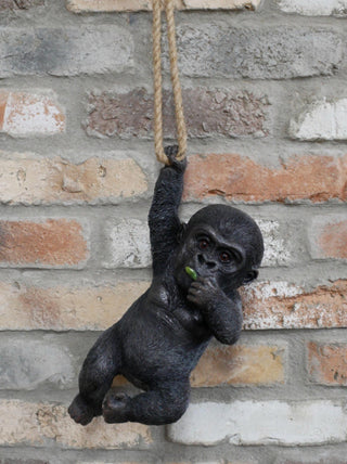 Resin Hanging Gorilla Monkey Garden Ornament