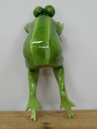 Green Sitting Frog Ornament