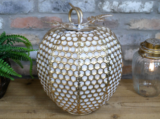Gorgeous Gold Pumpkin Ornament