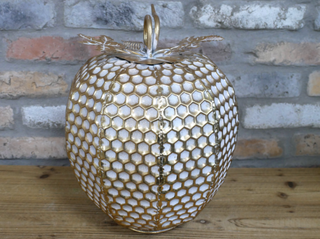 Gorgeous Gold Pumpkin Ornament
