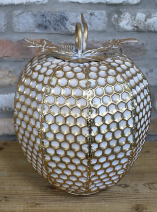 Gorgeous Gold Pumpkin Ornament