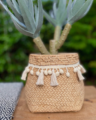 Boho Luxe Scandi Style Stoneware Ceramic Planter