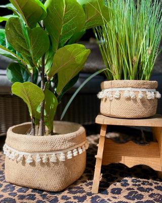 Boho Luxe Scandi Style Stoneware Ceramic Planter