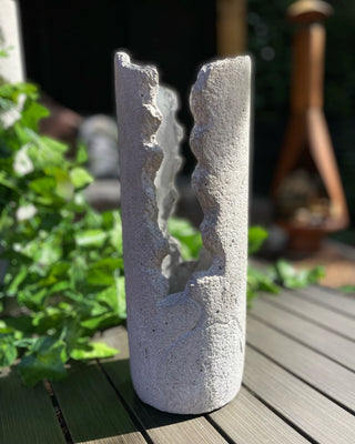 Unusual Textured Contemporary Planter Vase Flower Pot