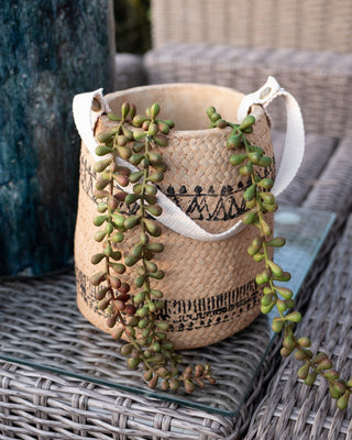Boho Scandi Style Stoneware Ceramic Plant Pot