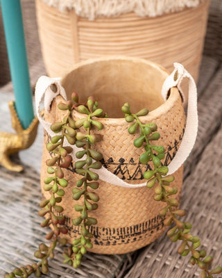 Boho Scandi Style Stoneware Ceramic Plant Pot